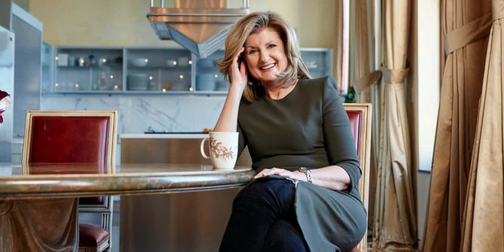 Arianna Huffington. Photograph: Mike McGregor/Mike McGregor for the Observer Magazine