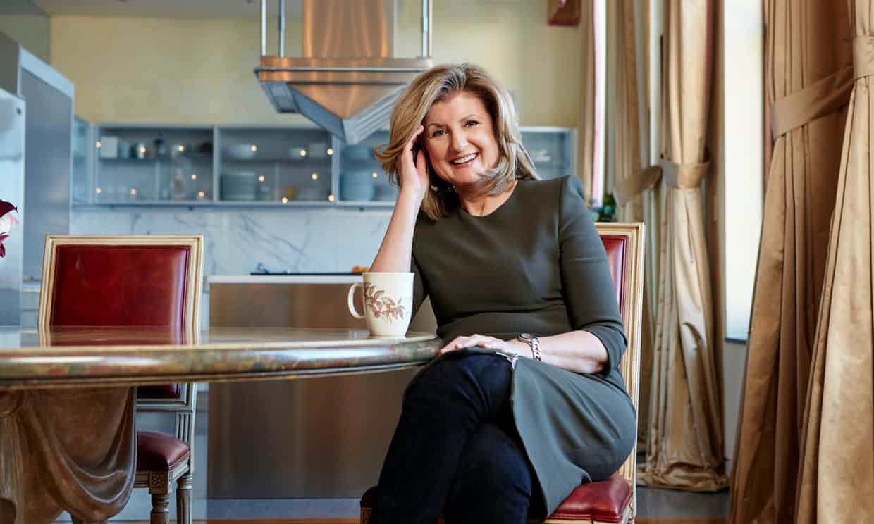 Arianna Huffington. Photograph: Mike McGregor/Mike McGregor for the Observer Magazine